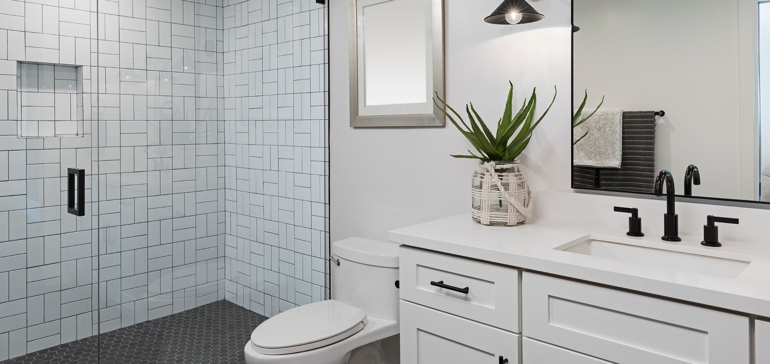 Bathroom remodeling planning and tile installation process